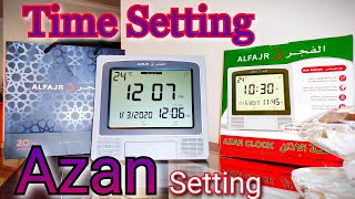 Alfajr wall clock Full video CW05 Time amp Azan Settings തിരുവനന്തപുരത്തെ നിസ്കാരസമയം [upl. by Gwenette799]