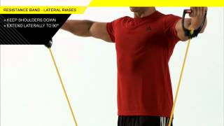 Resistance Band Lateral and Forward Raises [upl. by Heriberto]