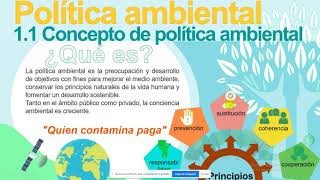 Política ambiental características instrumentos y LGEEPA [upl. by Assilem583]