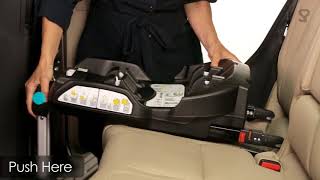 Doona Car Seat Installation  Installing ISOFIX Base [upl. by Finn]