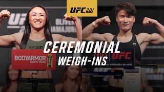 UFC 281 Ceremonial WeighIn [upl. by Ruckman]