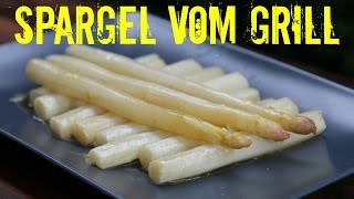 Weisser Spargel vom Grill mit Butter und Zitrone [upl. by Tuneberg]