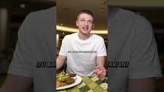 Thogden eats Indonesian Food ft Elkan Baggott [upl. by Ajnotal]