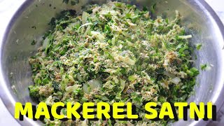 Mackerel satni  Recipe  By chef Ibrahim [upl. by Otis343]