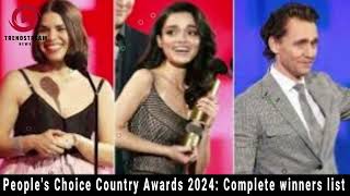 Peoples Choice Country Awards 2024  Winners List amp StarStudded Performances [upl. by Aicilra]