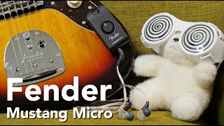 Fender Mustang Micro 超小型で便利なヘッドホンアンプ！サウンドチェック、パソコンに繋いで録音、オーディオインターフェイスとしても使ってみた！ [upl. by Reg]