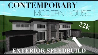 22K Modern Contemporary House SPEEDBUILD LAYOUT INCLUDED Welcome To Bloxburg [upl. by High]