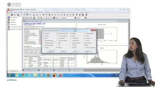 Estadistica descriptiva con Statgraphics   UPV [upl. by Eelah]