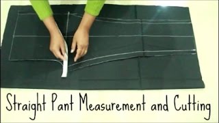 How To Make Straight Pant  Measurement And Cutting  Anjalee Sharma [upl. by Neetsuj359]