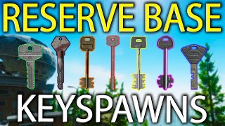 ALL Known Reserve Keyspawns  Key Spawn Guide  Escape From Tarkov [upl. by Nevile645]