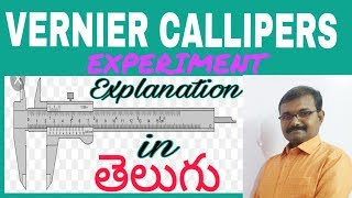 Vernier callipers in English amp telugu [upl. by Reba]