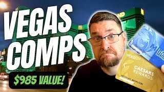 How I Got the BEST Vegas Comps  Do this ONE THING before spending a dime in Las Vegas Wow [upl. by Fia]