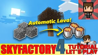 SKYFACTORY 4  SPECIAL 01  HOW TO AUTOMATE LAVA HELPTUTORIAL [upl. by Namdor]