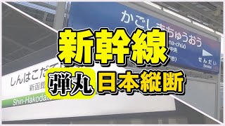 【新幹線1日で日本縦断】鹿児島中央駅から新函館北斗駅を経由、札幌の自宅まで14時間かけて帰ってみた結果。【みずほ→のぞみ→はやぶさ→北斗】 [upl. by Jermain]