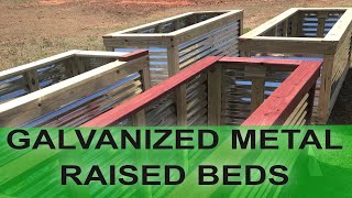 How to Build Galvanized Metal Raised Garden Beds [upl. by Myriam]