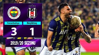 ÖZET Fenerbahçe 31 Beşiktaş  16 Hafta  201920 [upl. by Nibot]