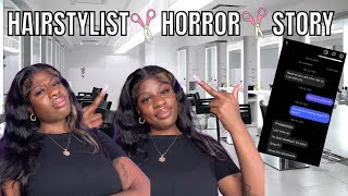 NYC HAIR STYLIST HORROR STORY RECEIPTS  STORYTIME [upl. by Neruat]