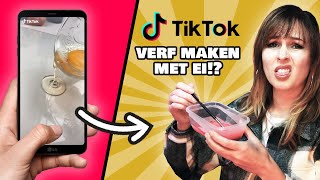 TIKTOK ART HACKS PROBEREN  Schilderen tips  tricks [upl. by Aelem117]