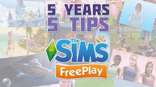 Sims FreePlay  Top 5 Tips for New Players Getting Started [upl. by Bevers]