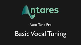 Tutorial  AutoTune Pro  Basic Vocal Tuning [upl. by Ilatfan699]