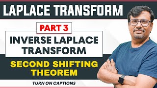 Laplace amp Inverse Laplace Transform  Second Shifting Theorem  GP Sir [upl. by Haelam]