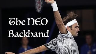 Roger Federer  The NEO Backhand Australian Open 2017 [upl. by Ahon123]