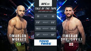 UFC 266 Moraes vs Dvalishvili Full Fight Highlights [upl. by Aneladdam376]