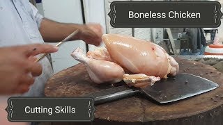 Amazing Boneless Chicken Cutting Skills [upl. by Eellek]