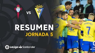 Resumen de RC Celta vs Cádiz CF 12 [upl. by Devon226]