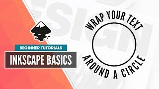 Inkscape Basics Wrapping Text Around A Circle [upl. by Sackey222]