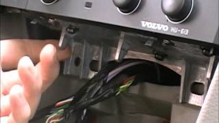 How to Remove amp Install Volvo V70 S60 S80 Radio  DISCONNECT BATTERY FIRST [upl. by Valleau]