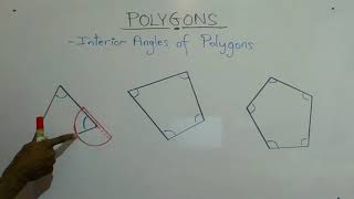 How to Use a Protractor  Measure Angles  Polygons [upl. by Ahsercel]