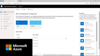 How to use the Bot Framework Composer tool  Azure Tips and Tricks [upl. by Vieva]