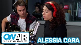 Alessia Cara quotHerequot In Studio Acoustic  On Air with Ryan Seacrest [upl. by Dnaltroc]