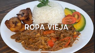 Ropa Vieja  Cuban Style Shredded Beef with Sofrito [upl. by Jorgan]