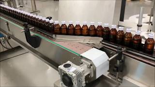 Pharmaceutical Bottle Washing  Filling  Capping  Labeling Line [upl. by Asnerek547]