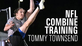 Punter Tommy Townsend  NFL Combine Training  Kohls Kicking Camps [upl. by Nueoht]