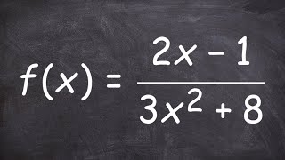 Determine the horizontal and vertical asymptotes [upl. by Kurland]