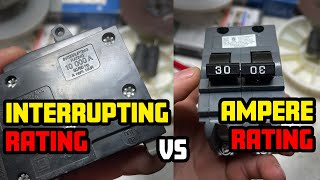 INTERRUPTING RATING vs AMPERE RATING [upl. by Aniehs]