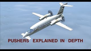 PUSHER AIRCRAFT Configuration EXPLAINED IN DEPTH [upl. by Shiau]