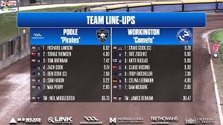 Poole vs Workington  Championship  POOLE PIRATES SPEEDWAY 2024 [upl. by Tarttan]