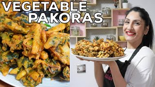 Vegetable Pakora  The Best Spinach amp Potato Pakora Recipe [upl. by Alah]