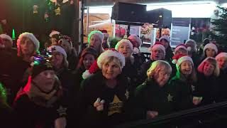 WHAT CHRISTMAS MEANS TO ME Rock Choir at Birkdale Lights Switch On 1st December 2024 [upl. by Kipp]