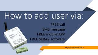 PROGATE Add user for remote control [upl. by Vashtia]
