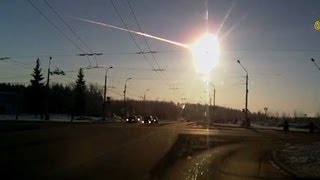 Videos capture exploding meteor in sky [upl. by Dnalrag952]