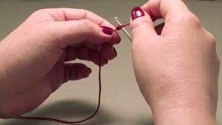 How to knit a kippah  Step 1 [upl. by Ailaht]