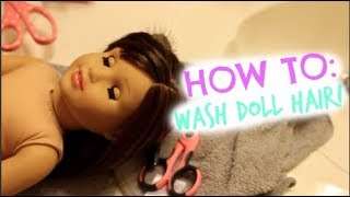 How to Fix American Girl Doll Hair JUST LIKE NEW [upl. by Paul]