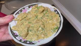 Бефстроганов из свининыPork befstroganoff [upl. by Ziladnerb709]