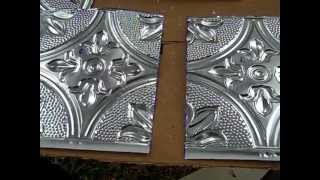 Secrets of Tin Ceiling Tile Installation [upl. by Enehpets]