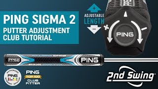 How To Adjust The New PING Sigma 2 Putters [upl. by Monto799]